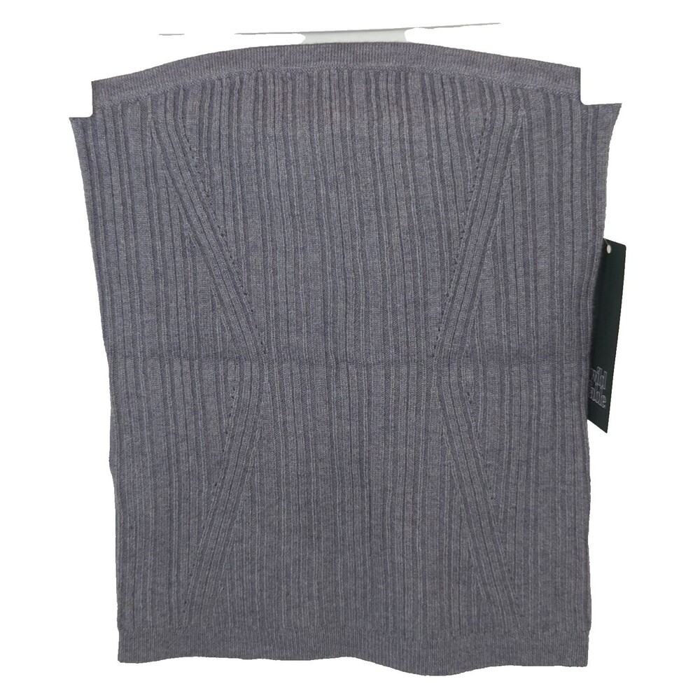 NWT Slate Gray Sweater Ribbed Tube Top Wild Fable 2XL